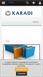 Mobile Screenshot of karadi.hu