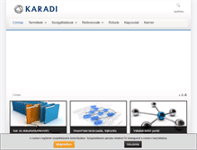 Tablet Screenshot of karadi.hu